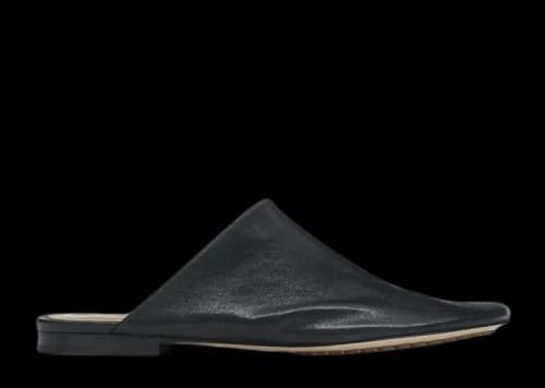 Bottega Veneta Leather Dot Sock Slippers Black (Women's)