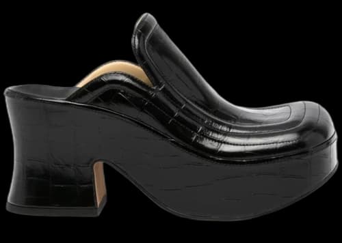 Bottega Veneta Wedge Clog Black (Women's)