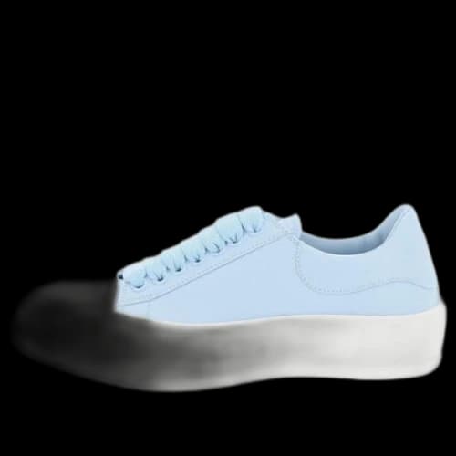 Alexander McQueen Deck Plimsoll Lace-Up Sneakers 'Blue White' (Women's)