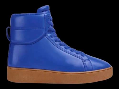 Bottega Veneta High Top Skateboard Blue