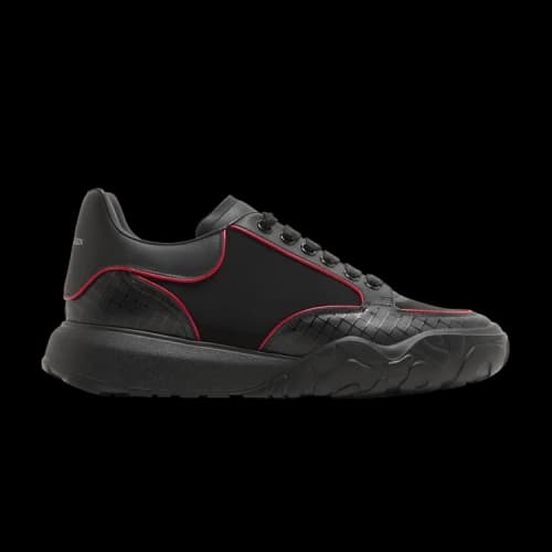 Alexander McQueen Oversized Court Trainer 'Black Lust Red'