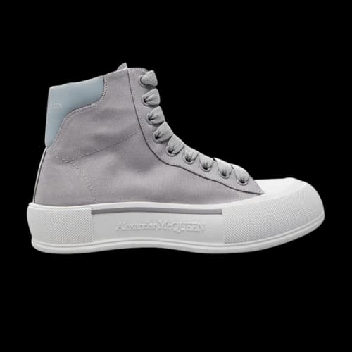 Alexander McQueen Deck Plimsoll High 'Grey'