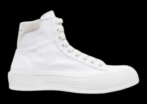 Alexander McQueen Deck Plimsoll High Top White