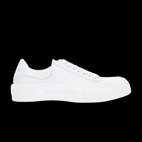 Alexander McQueen Deck Lace Plimsoll 'Optic White'