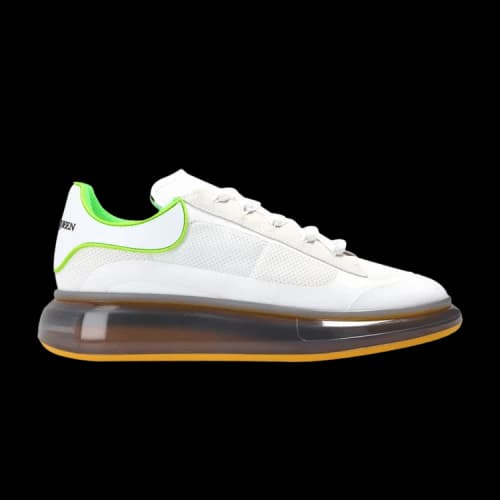 Alexander McQueen Oversized Sneaker 'Clear Sole - White Neon Green'