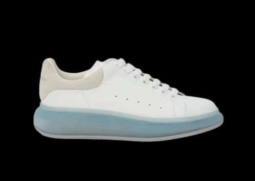 Alexander McQueen Oversized White Blue Sole