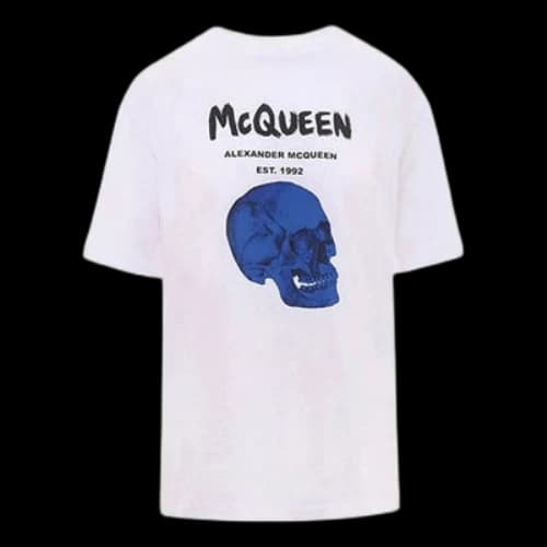 Alexander McQueen SS21 Printing White
