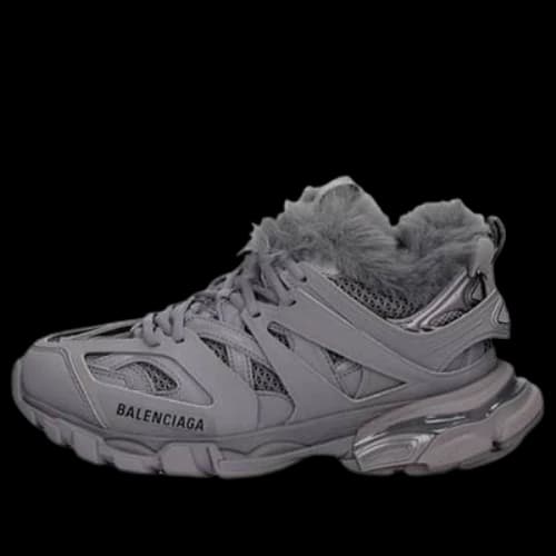 Balenciaga Track Sneakers 'Fake Fur Grey'