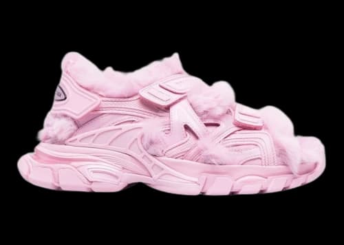 Balenciaga Track Sandal Fake Fur Pink (Women's)