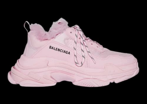 Balenciaga Triple S Fake Fur Pink (Women's)