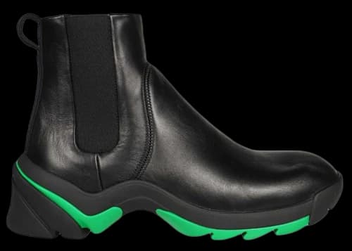Bottega Veneta Flash High Top Sneaker Black Green