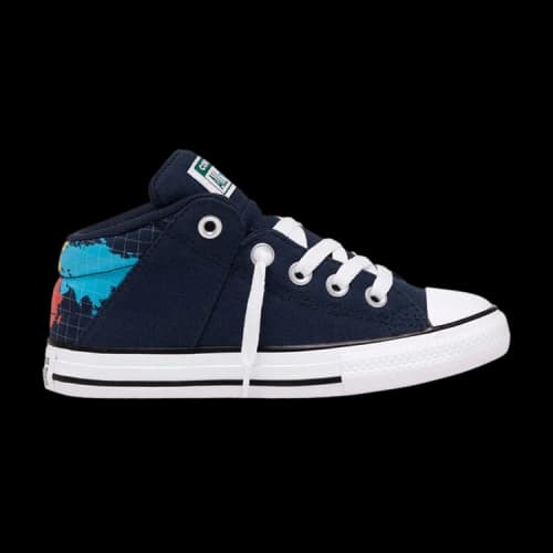 Converse Chuck Taylor All Star Axel Mid Slip-On GS 'Geography Class - Obsidian'