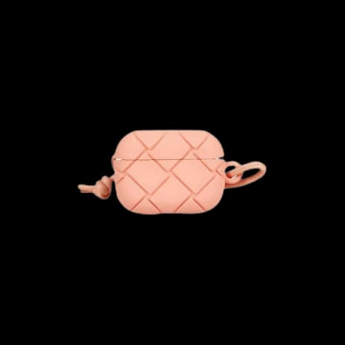 Bottega Veneta Tech Rubber Airpods Pro Case 'Flamingo/Peachy'