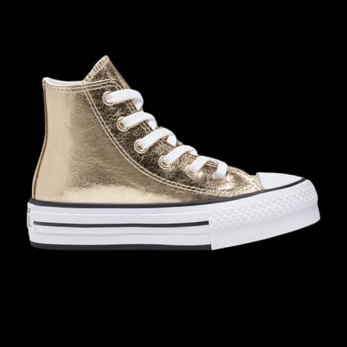 Converse Chuck Taylor All Star Platform High GS 'Digital Powder - Gold'