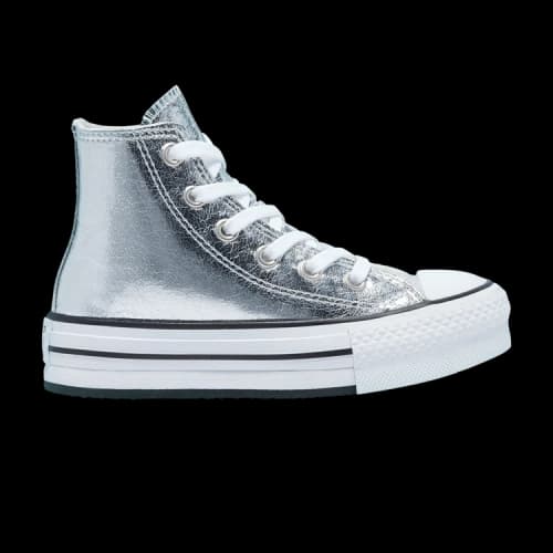 Converse Chuck Taylor All Star Platform High GS 'Digital Powder - Silver'
