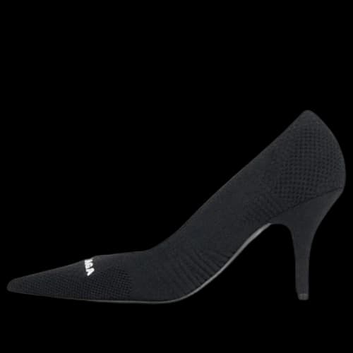 Balenciaga Knife 2.0 80mm Pump 'Black and White Textured Recycled Knit' (Women's)