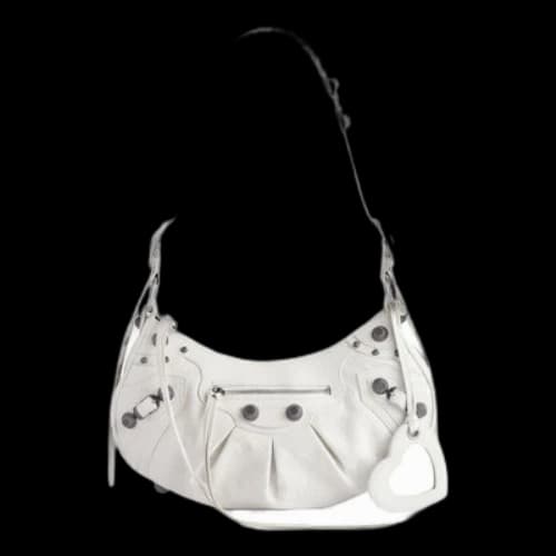 Balenciaga Le Cagole Small Shoulder Bag 'White' (Women's)
