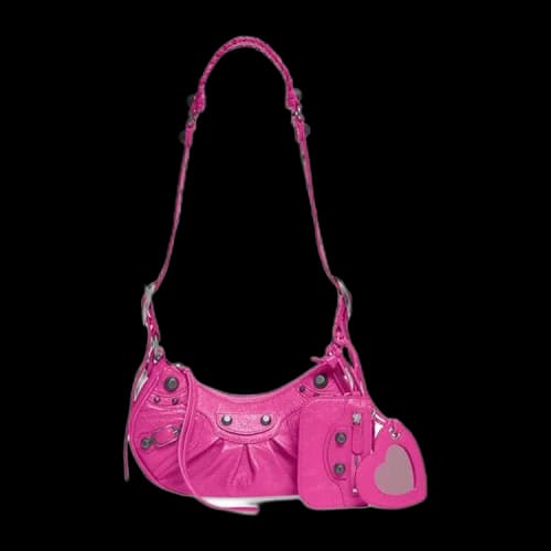 Balenciaga XS Le Cagole Shoulder Bag 'Hot Pink'