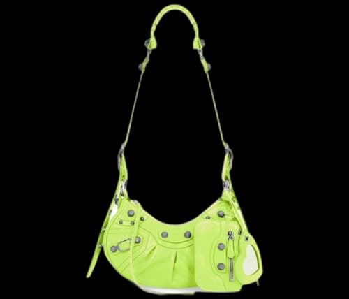 Balenciaga Le Cagole XS Shoulder Bag Neon Yellow