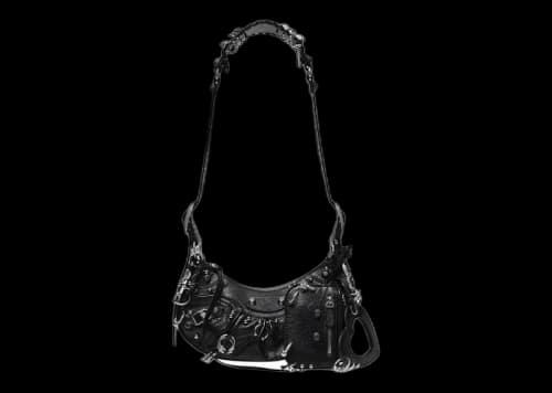 Balenciaga Le Cagole XS Shoulder Bag With Piercing Black