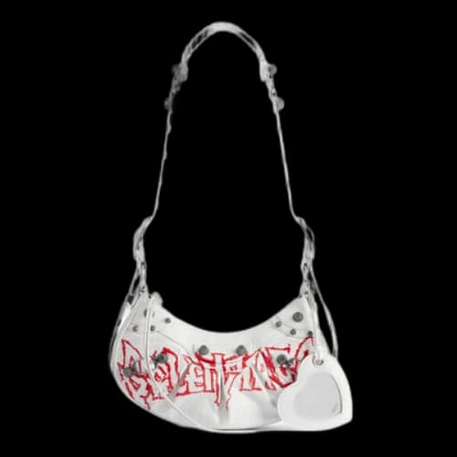 Balenciaga Le Cagole Xs Shoulder Bag Diy Metal 'White' (Women's)