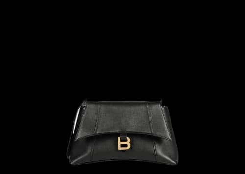 Balenciaga Downtown Small Shoulder Bag Black