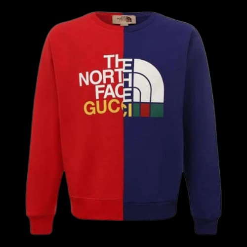 Gucci x The North Face Sweatshirt 'Blue Red'