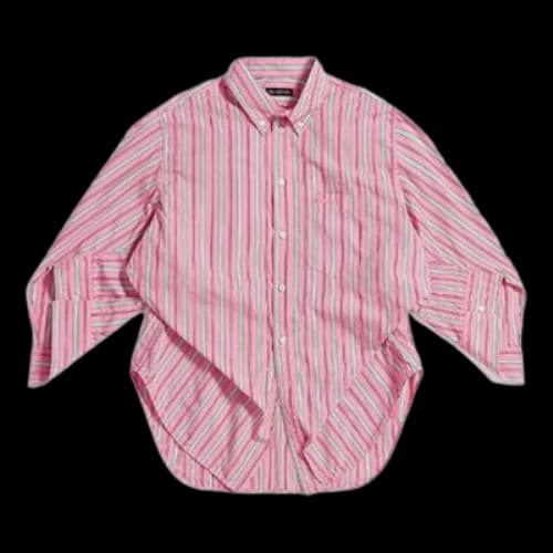 Balenciaga Corp Twisted Swing Shirt 'Pink' (Women's)