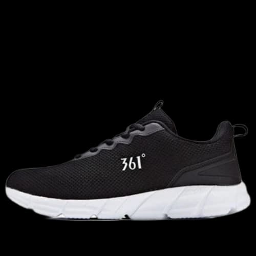 361 Degrees Casual Running Shoes 'Black White'
