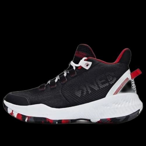 361 Degrees Basketball Shoes 'Black White'