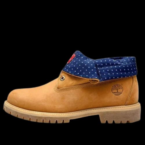 Timberland Roll Top Wide Fit Boots Basic 'Wheat Blue'