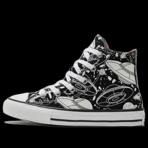 Converse Chuck Taylor All Star Canvas Shoes K White/Black