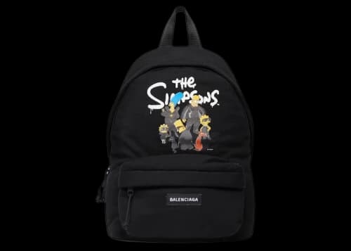Balenciaga x The Simpsons Small Backpack Black