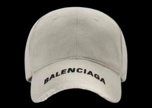 Balenciaga Logo Visor Cap (Men) White
