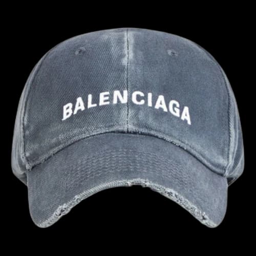 Balenciaga Logo Front Cap 'Grey'