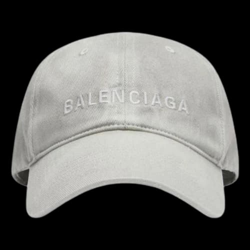 Balenciaga Logo Front Cap 'White' (Women's)