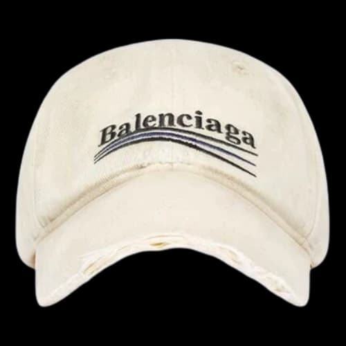 Balenciaga Political Campaign Destroyed Cap 'Beige'