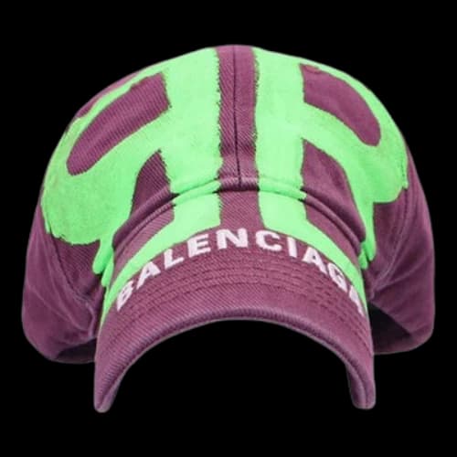 Balenciaga BB Sprayed Cap 'Purple'