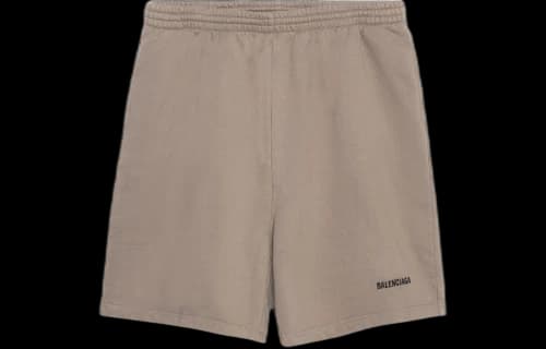 Balenciaga Cotton Sweat Shorts 'Dark Grey'
