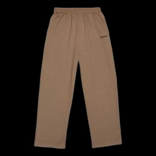 Balenciaga Embroidered Logo Cotton Jogging Pants 'Brown'