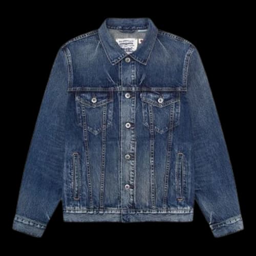 To Be Defined Levis Distress Denim Jacket Denim Blue