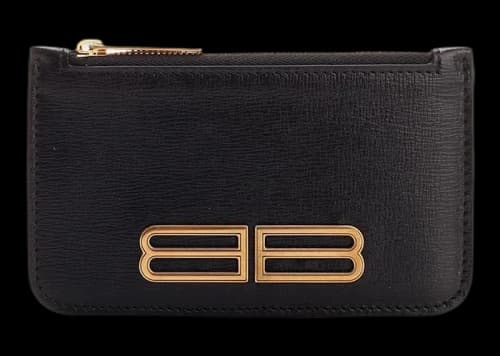 Balenciaga Gossip Zipped Cardholder Black