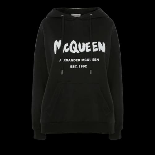 Alexander McQueen Graffiti Sweatshirt 'Black'