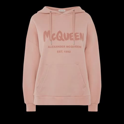 Alexander McQueen Graffiti Sweatshirt 'Rose Gold'