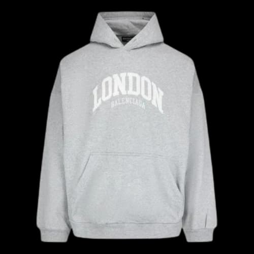 Balenciaga SS22 Cities London Hoodie 'Grey'