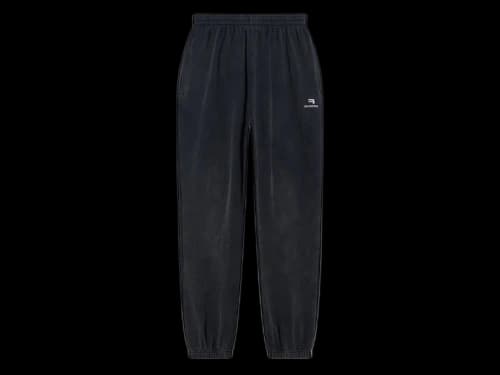 Balenciaga Women's Sporty B Stretch Knee Sweatpants Black/White