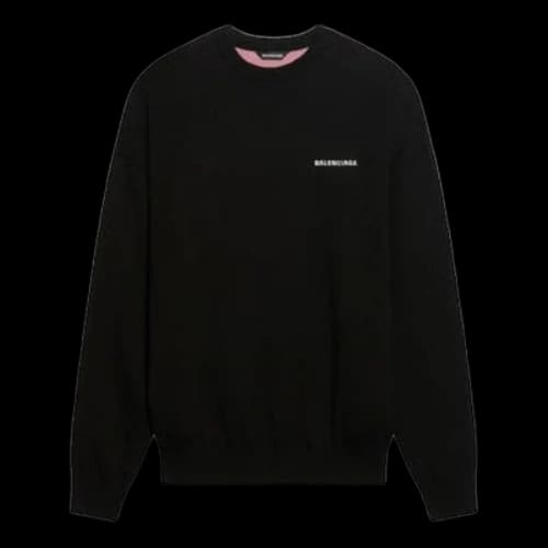 Balenciaga Political Campaign Sweater 'Black'