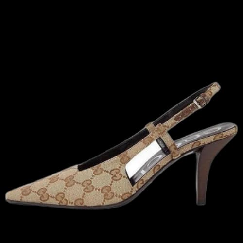 Gucci GG slingback pump 'Beige' (Women's)