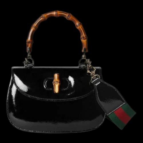 Gucci Bamboo 1947 Small Top Handle Bag 'Black' (Women's)