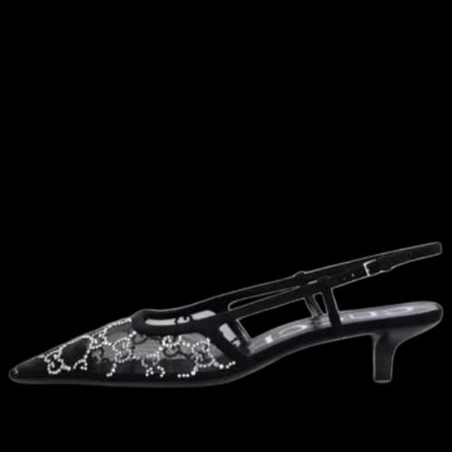 Gucci GG slingback pump 'Black' (Women's)
